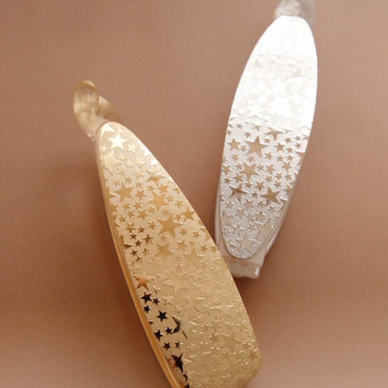 

J.Lauren Star Point Banana Hair Clip H01204 Silver