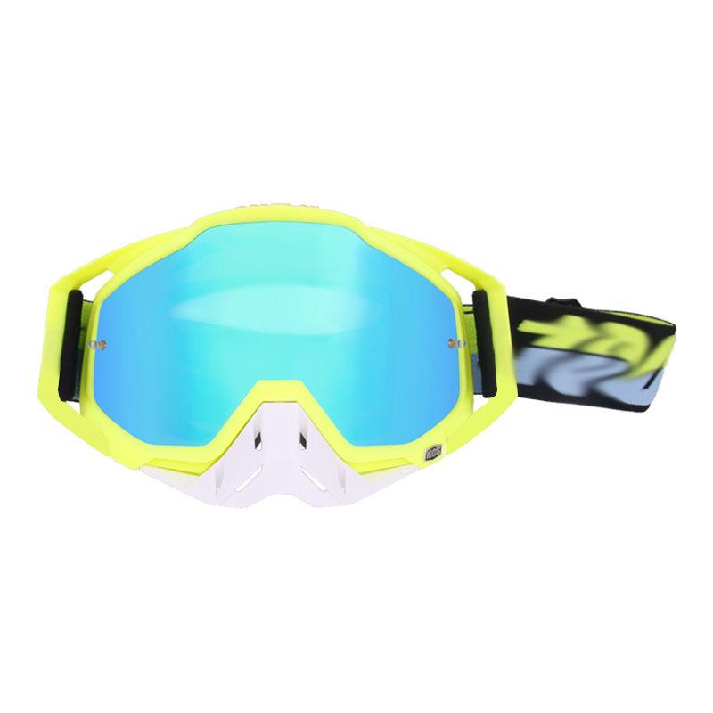 100 Off-Road Motorcycle Goggles with Nose Guard & Windshield Protection for Adults