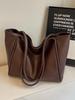 2026 High-End Fashion Mummy Bag: Versatile Large-Capacity Soft Leather Shoulder Tote for Women