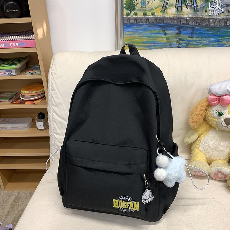 

Корейский школьный рюкзак женский для студентки колледжа простой и универсальный для поездок на работу и путешествий маленький рюкзак для девочки японский повседневный рюкзак для покупок single package