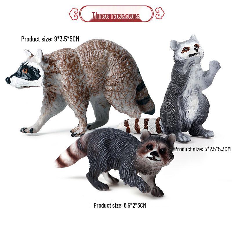 Animal Model Set: Lion, Tiger, Elephant, Panda, Giraffe, Hippo, Rhino, Sheep