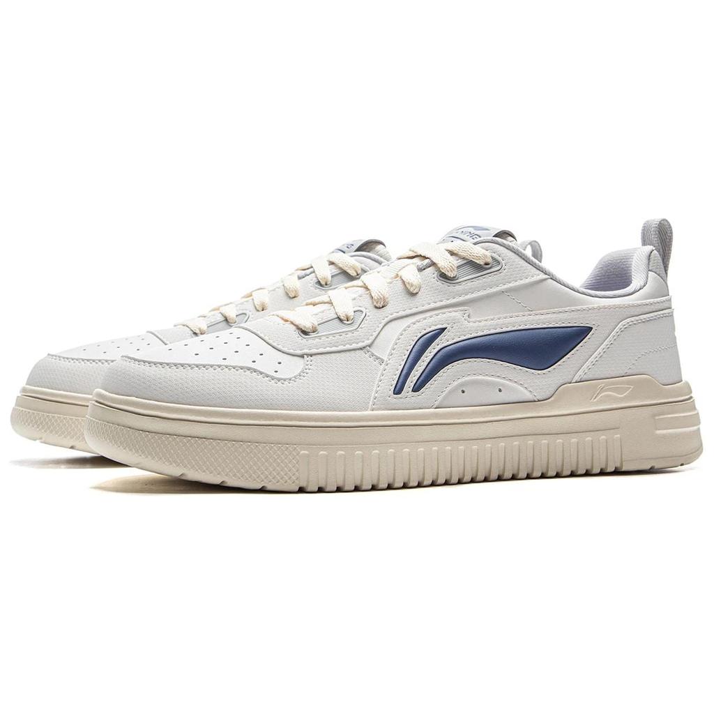 Li Ning Cyan Cloud Slip Resistant Cushioning Abrasion Resistant Lightweight Breathable Low Top Skateboard Shoes Men's AGCV101-1