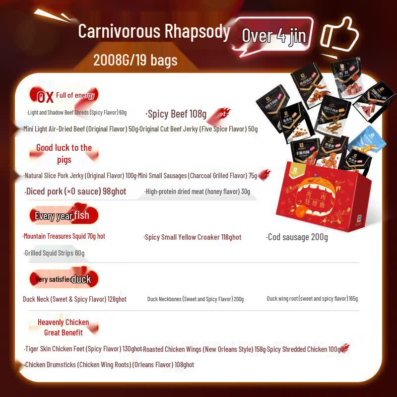 BESTORE Premium Meat Snack Gift Box