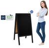 Classic L wooden sign (61x118 cm) - black