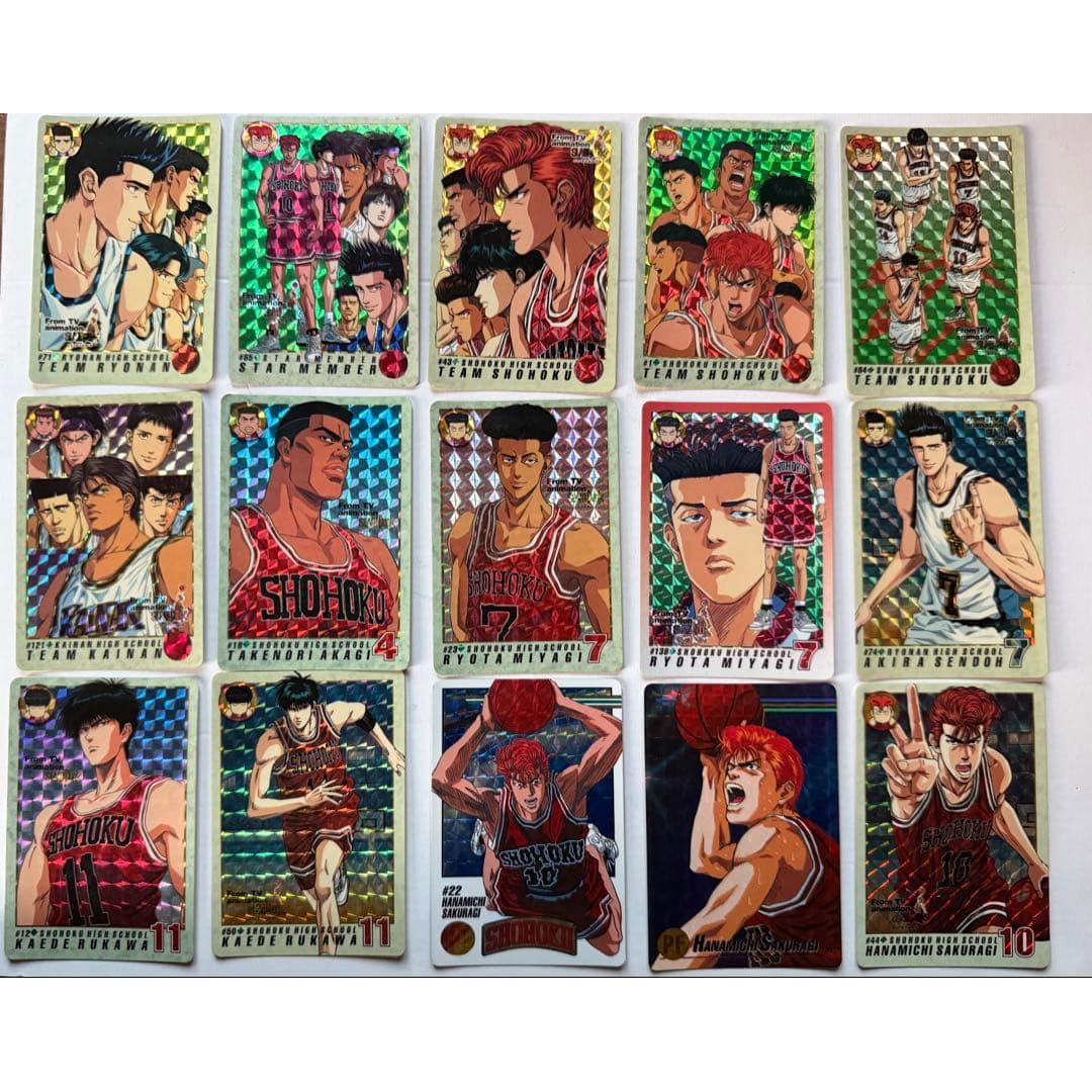 Slam Dunk Carddass Sakuragi Hanamichi Rukawa Kaede Miyagi Ryota