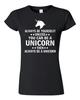 Junior Always Be Yourself Unless You Can Be A Unicorn Then... Funny T-Shirt Tee Unisex T-Shirt