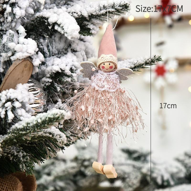 Angel Doll Merry Christmas Ornaments Christmas Decorations for Home Noel Natal Tree Decor Navidad Xmas 2025 New Year 2025 Gifts