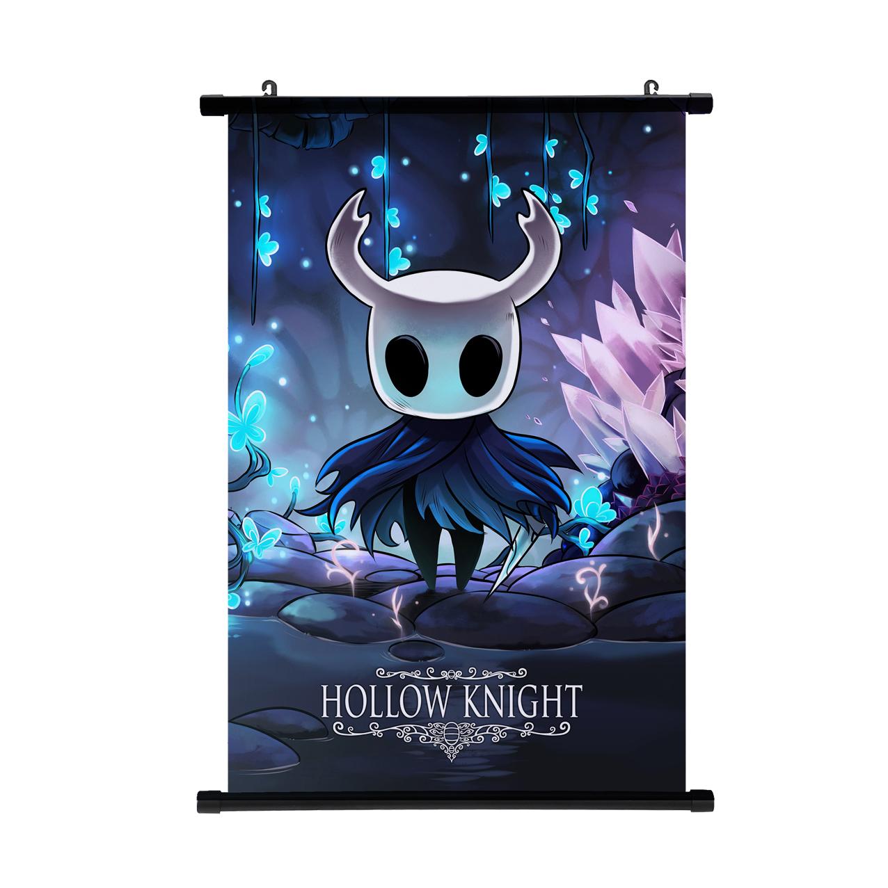 

Аниме Постер-свиток Hollow Knight Горячая игра Мультфильм Косплей Настенная декоративная живопись Гостиная Спальня Украшение Домашний декор 40*60cm темно-синий