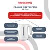 Cordless electric kettle 1.7L white KLAUSBERG KB-7890