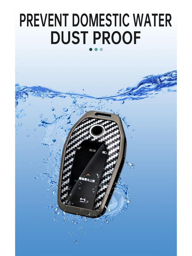 Metal Protective Case for BMW 7 Series LCD Key, X5 Remote, and 6GT Smart Touchscreen