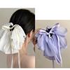 Large Bowknot Hair Claws Clip Shark Claw Hair Clips Solid Bow Hairpin Barrettes For Ponytail Women Hair Accessories Headband