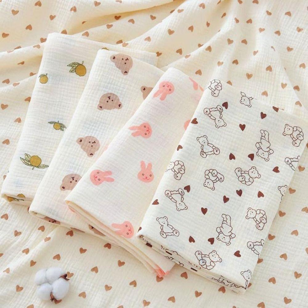 Breathable Gauze Baby Swaddle Blanket Double-Layered Baby Quilt Newborn Wrap Blanket For Newborn