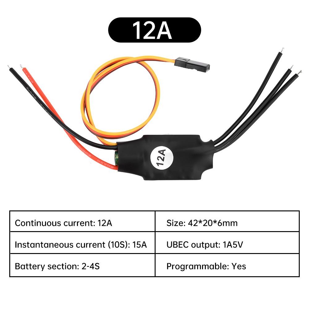 

BLHeli Безколекторний регулятор швидкості двигуна ESC 12A20A30A 40A 50A контролер двигуна з UBEC для моделі квадрокоптера багатоосьовий DIY FPV RC дрон
