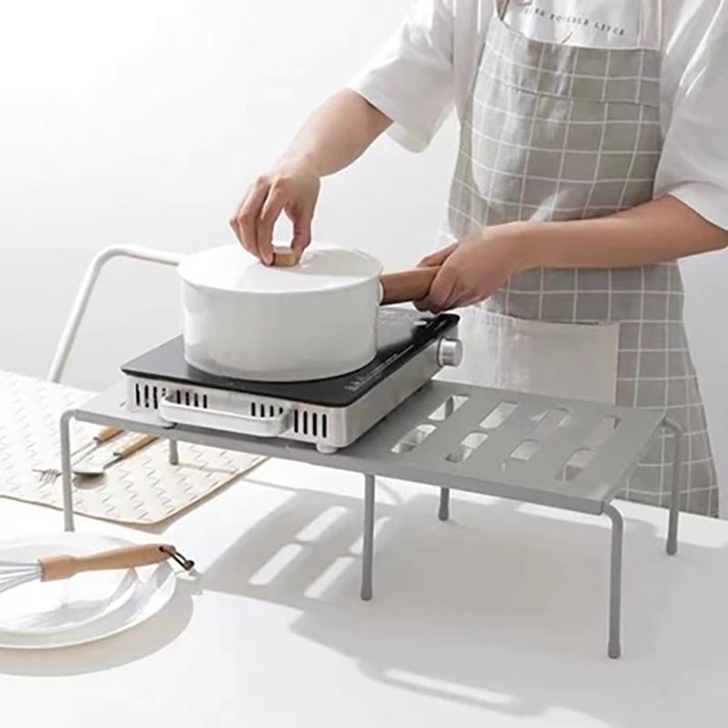 Scaffale Estraibile Multiuso per Cucina e Casa con Design Forato per Drenaggio e Prevenzione delle Macchie