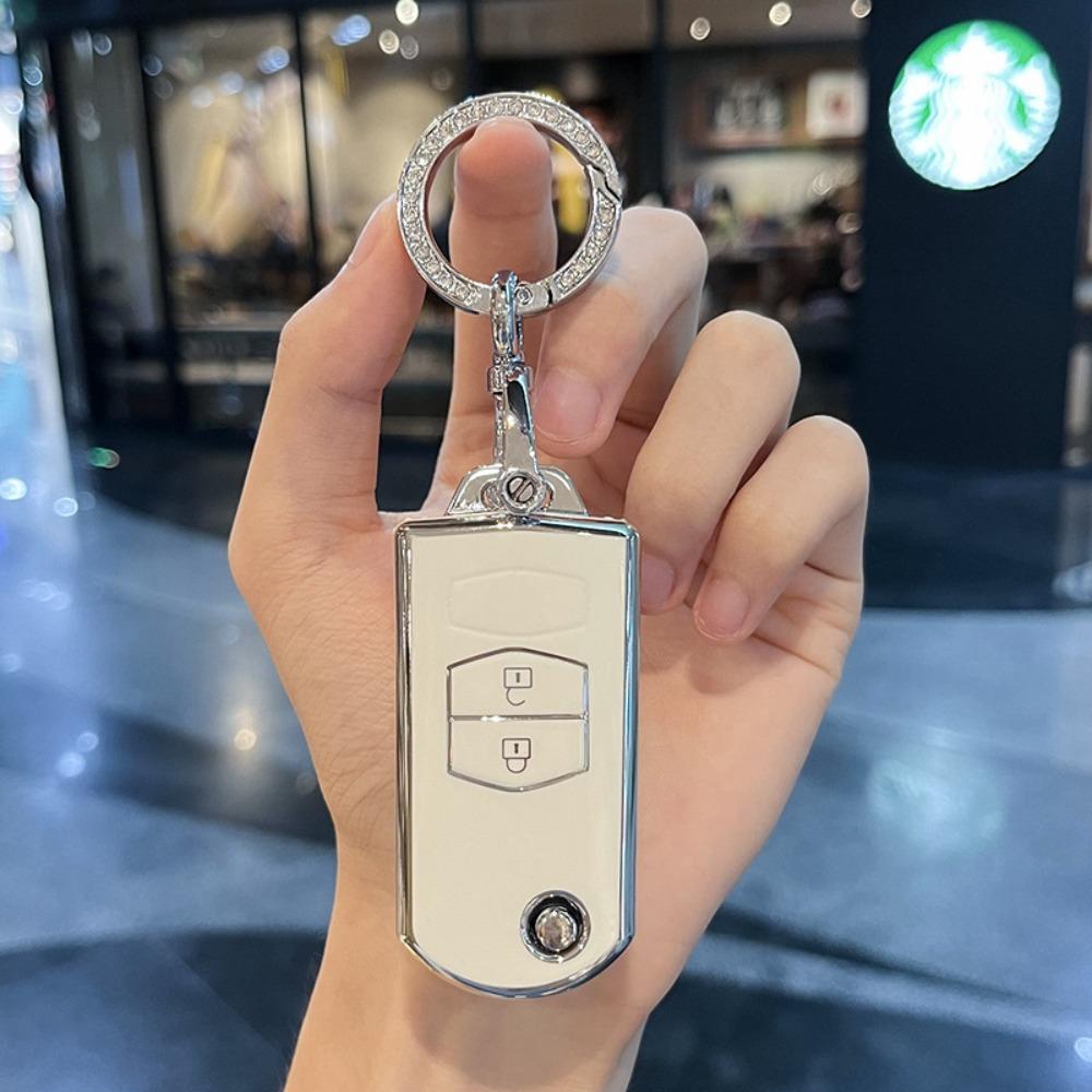 2/3 Buttons TPU Flip Folding Remote Car Key Case Fob For MAZDA 3 5 6 Series M6 RX8 MX5 Shell Hold