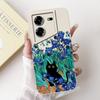 For Tecno Pova 5 Case Cute Cartoon Dinosaur Liquid Silicone Soft TPU Protective Back Cover For Tecno Pova 5 Pro Pova5 Case Funda
