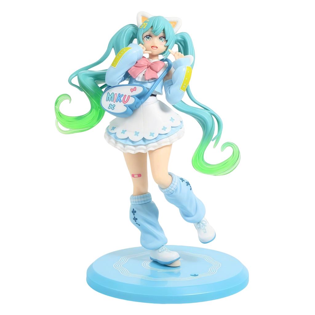 In Stock  Hatsune Miku Gorgeous Fantasy Fashion Figure Fancy ~Cat Eat Ver.~ Pvc 18Cm Anime Action Figures Model Collection Toy