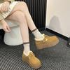 Women's Thick Bottom a Footstool Fashion Winter Lightweight Warm Anti Cold Snow Boots Non-slip Casual Sneakers Cotton Boots
