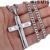 1PC Mens Cross Pendant Necklace Hip Hop Jewelry Accessories Fashion Trendy Necklace for Men