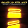 Amber Front LED Side Light Marker Fender Lamp For 02-05 Honda Civic Si EP3 3DR