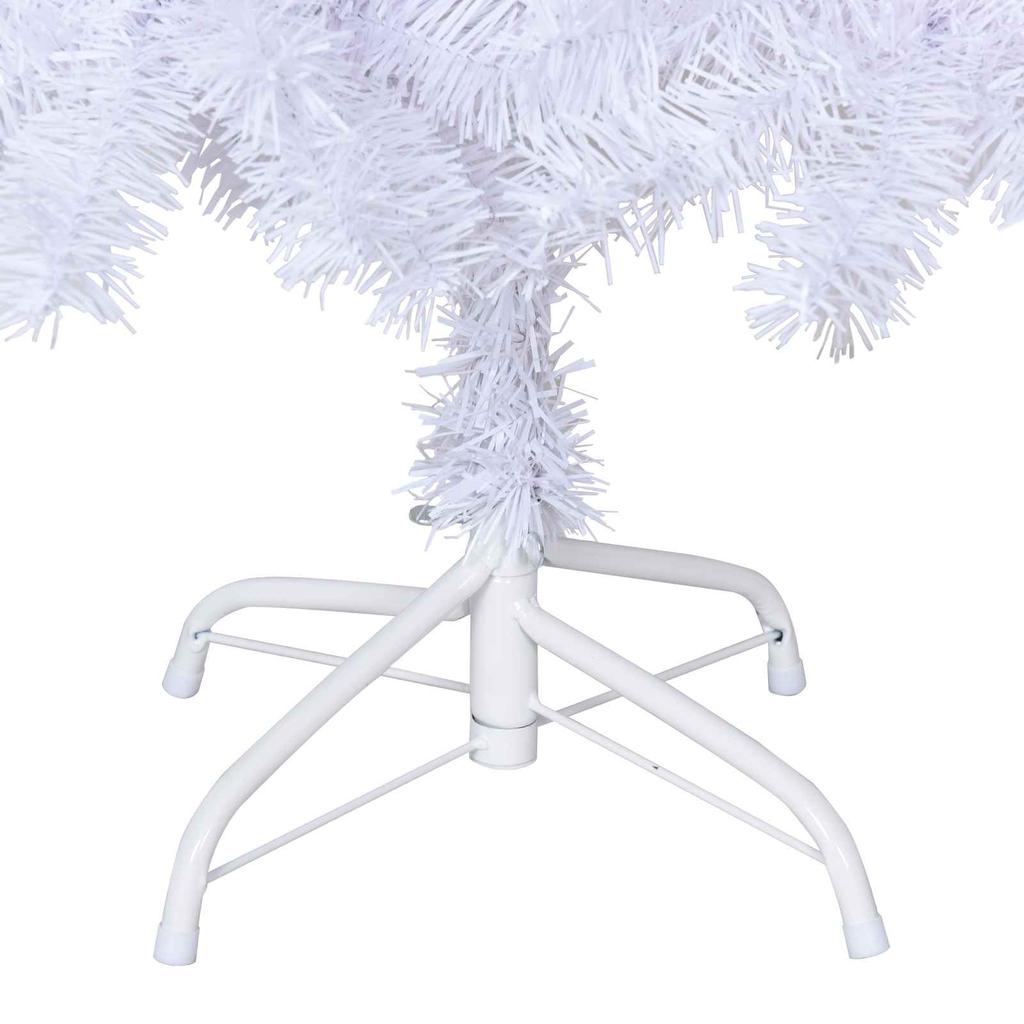 Artificial Christmas Tree White 180 cm PVC and Steel