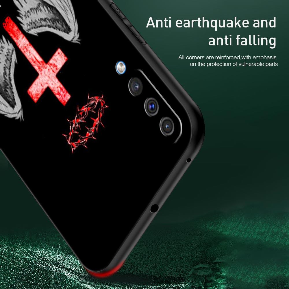 Cross Pattern Element Design Phone Case for Samsung Galaxy A56 A36 A26 A16 A34 A24 A42 A22 A20 A12 A40 A30 A10 5G Soft TPU Cover