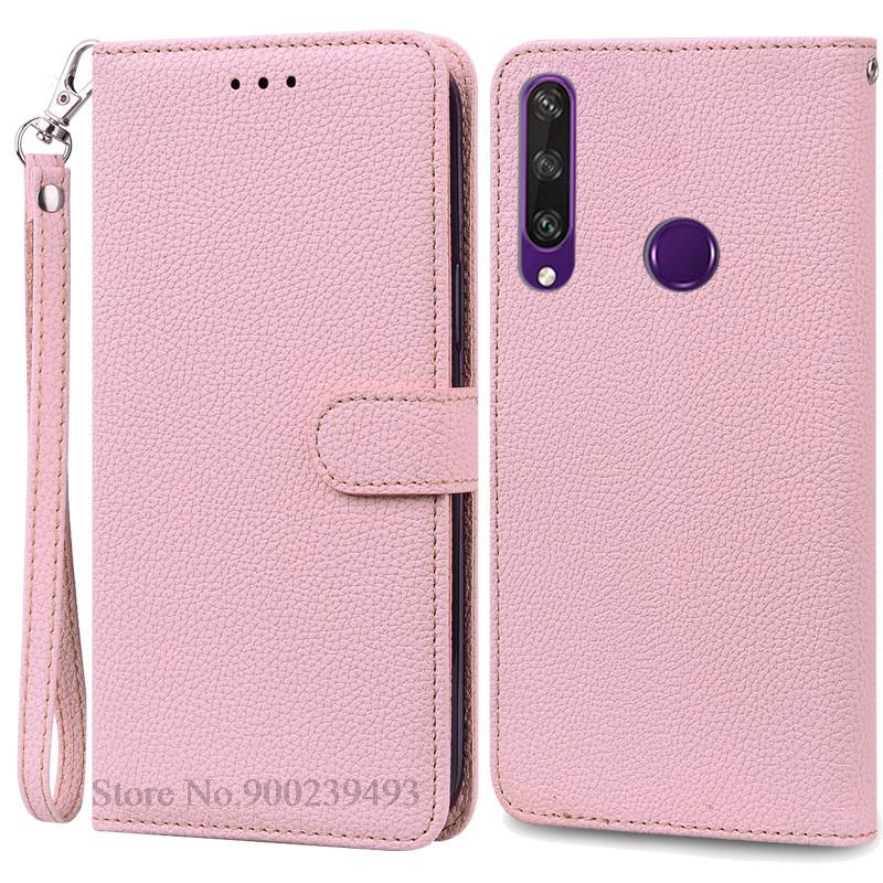 Pro pouzdro Huawei Y6P Kožené peněženkové vyklápěcí pouzdro Pro pouzdro Huawei Y6p MED-LX9N Měkký plný kryt Coque Fundas pro pouzdro Huawei Y6P