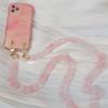 New Phone Accessory Detachable Parts Chain Orange Green Crossbody Resin Luxury Strap Phone Case Chains Acrylic Shoulder Lanyard Hanging Chain