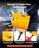 Fuel Container, 19 L, Gas Tank with Spout & Clear Scale, 15 L/min Max Flow Rate, Secure & Leak-proof, Portable Flat Fluid Container for Most Cars