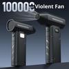 Ventilator Turbo Jet fără Perii X8 100000 Rpm Suflantă Electrică Puternică Aspirator Curățător de Praf Portabil Curățător de Praf Ventilator Violent