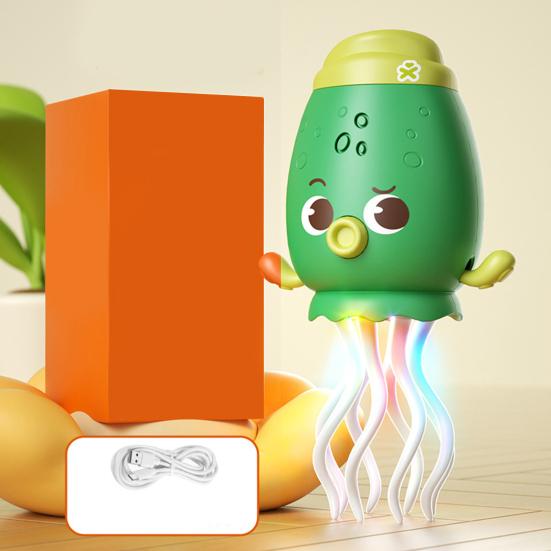 Elektrická tančící chobotnice s LED světly, hudbou, inteligentním vyhýbáním se překážkám, automaticky se kroutící chobotnice, hračka pro batolata, chlapce, dívky, lezoucí, kreslená chobotnice