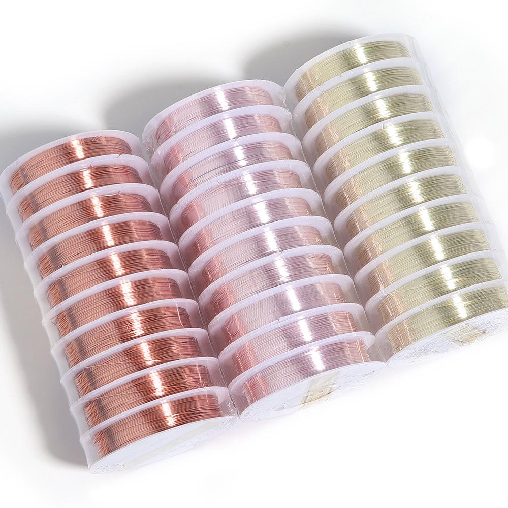 Color-Preserving Anti-Oxidation Copper Jewelry Wire for Handcrafted Beading and Accessories