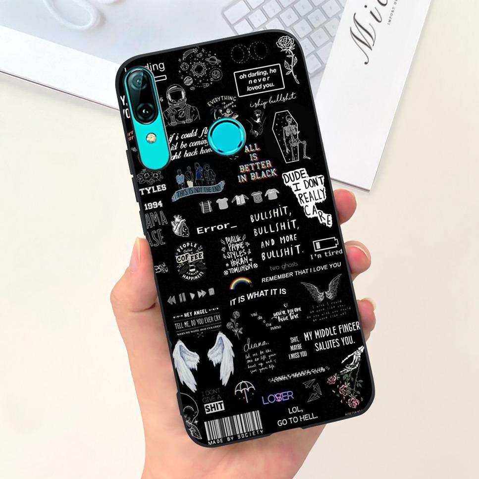 For Huawei P Smart 2019 6.21"Case Cute Cartoon Astronaut Soft Silicone Cover For Huawei P Smart 19 POT-LX3 Shockproof Phone Case