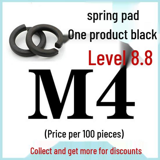 

Black Zinc-Plated GB93 Spring Washer, 8.8 Grade, Sizes M4-M10