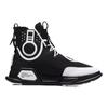 Li Ning Reburn Vintage Basketball Shoes Unisex High top Black/White AGBN052-3