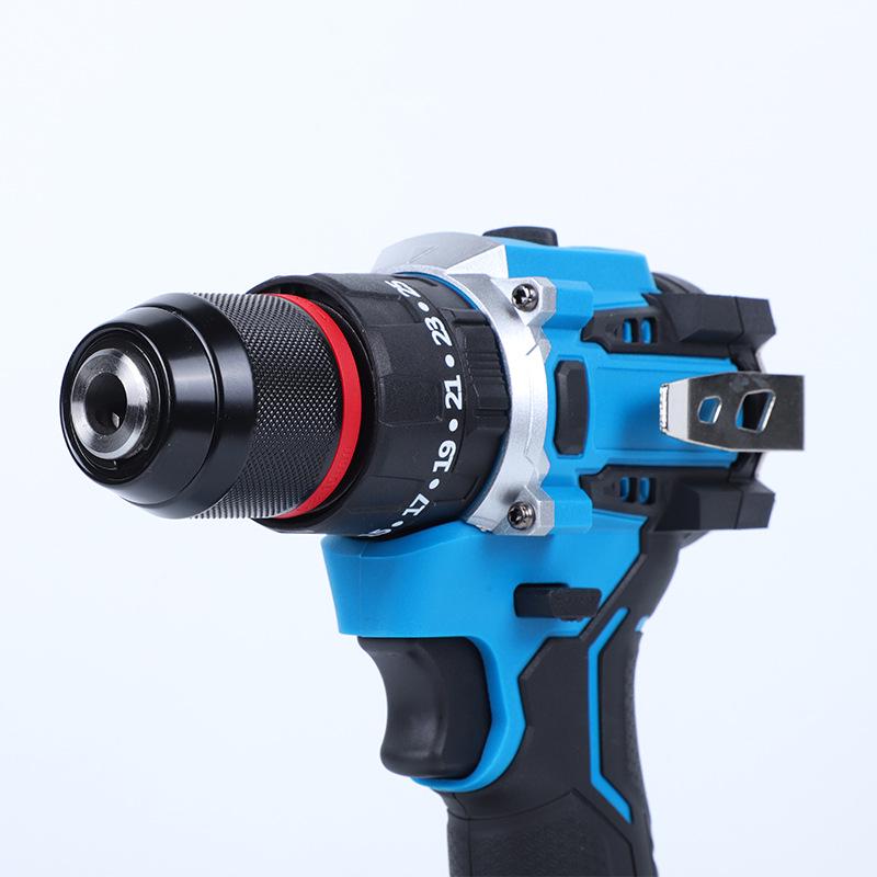 High-Power Brushless Lithium Battery Hand Drill: Compact, Impactful, Electric Tool for Household Use