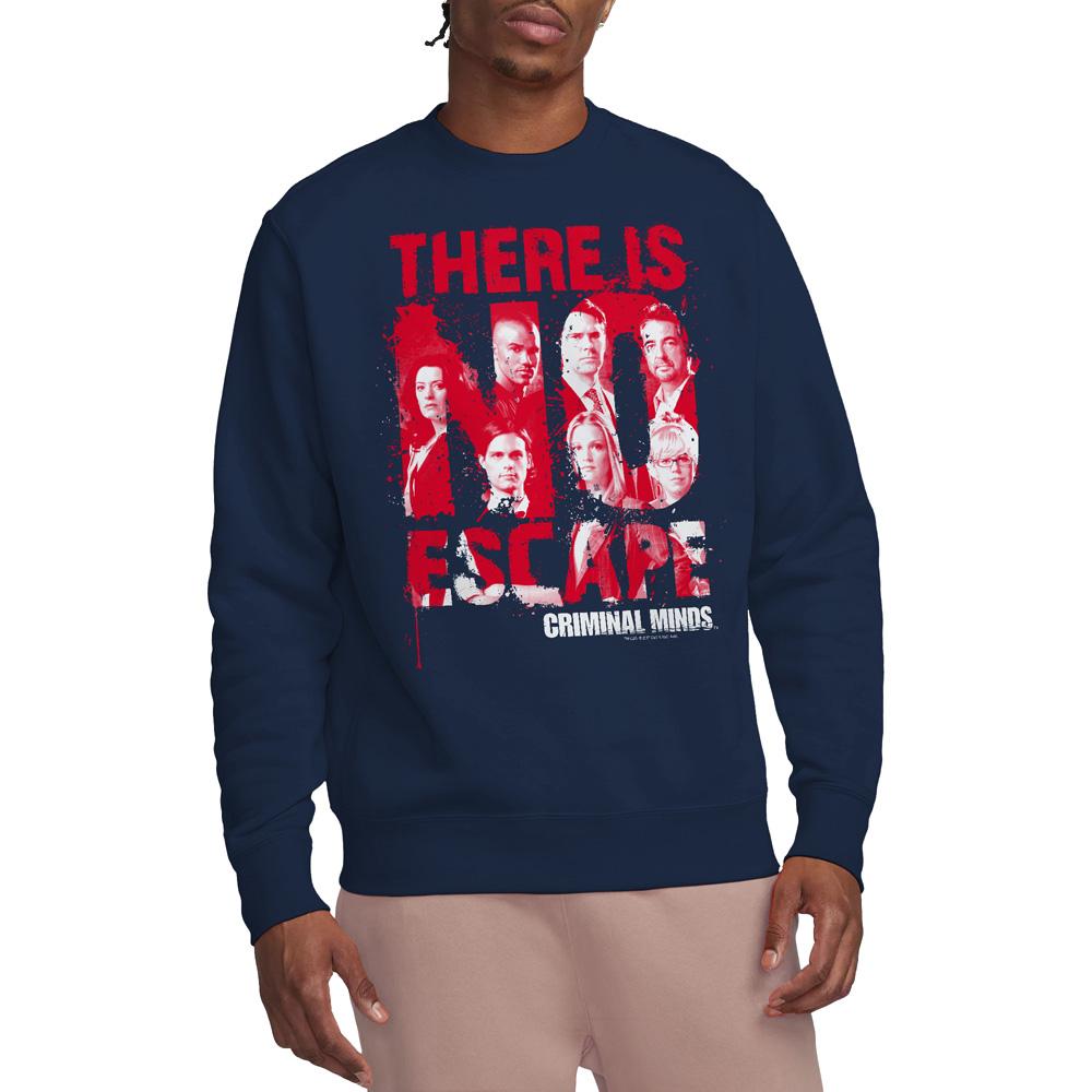 Criminal Minds Unisex Adult No Escape Sweatshirt