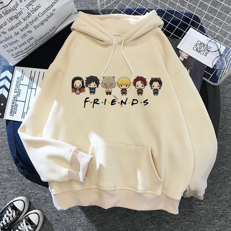 Kimetsu No Yaiba Manga Demon Slayer Hoodie Harajuku Japanese Animation Kawaii Sweatshirt Animation Tanjiro Kamado Nezuko
