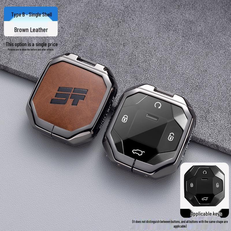 

Chery Jetour Traveler 2023 Key Cover - Premium Metal Shell for Traveler Pro