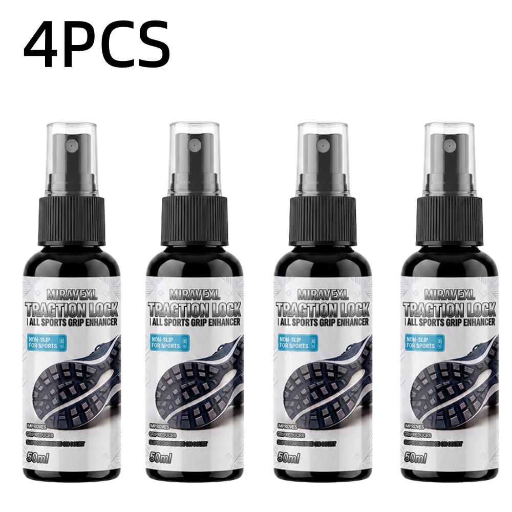 Spray Antiscivolo per Scarpe 50ml Miglioratore di Trazione Liquido Antiscivolo per Suole per Sport da Campo come Pallacanestro Pallavolo Tennis Palestra Scarpe da Ginnastica