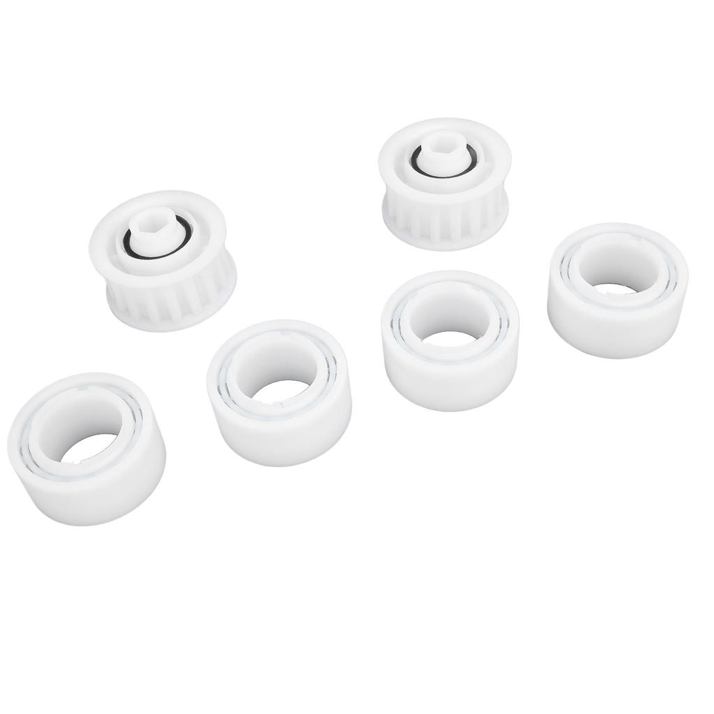 4 Pack Guide Wheels Replacement Pool Cleaner Guide Wheels with 2 Pully Gears for Maytronics for Dolphin