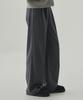 Deuloupisumeon Tosti Brushed Double-Pleat Wide Slacks [Charcoal]