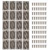 20 Pezzi Cerniere Decorative Durevoli Bronzo Antico Cerniere a Scomparsa Cerniere per Scatole Vintage Custodie in Legno
