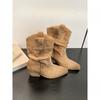 Pointed-toe Boots, Ankle Boots, Women's High Heels, Retro Boots, Women's Shoes