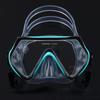 Maschera da Immersione in Silicone per Bambini e Adulti con Snorkel - Lente in Vetro Temperato HD, Montatura Grande