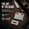 2PCS 2 Hole Design Trimmer Replacement Blades Waterproof Precision Replacement Blade  Barber Shop