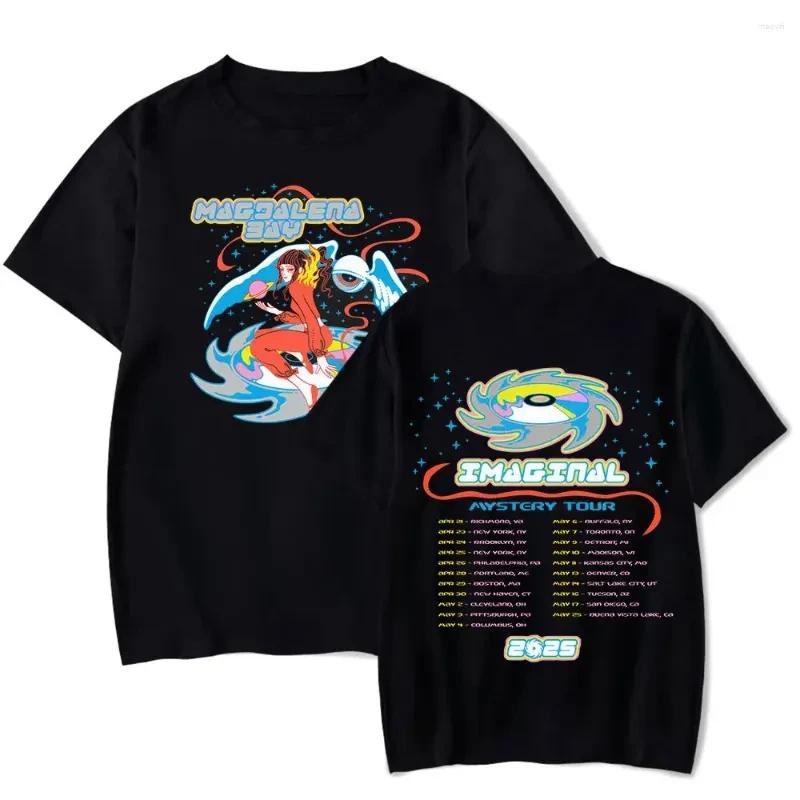 

Hot Magdalena Bay Band Mystery Tour 2025 100% Cotton T-shirt Mens Tees Top S to 5XL 2F174 4XL