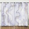 Curtains Nordic Style Marble Texture Bedroom Curtains Digital Printing Blackout Curtains No Punching