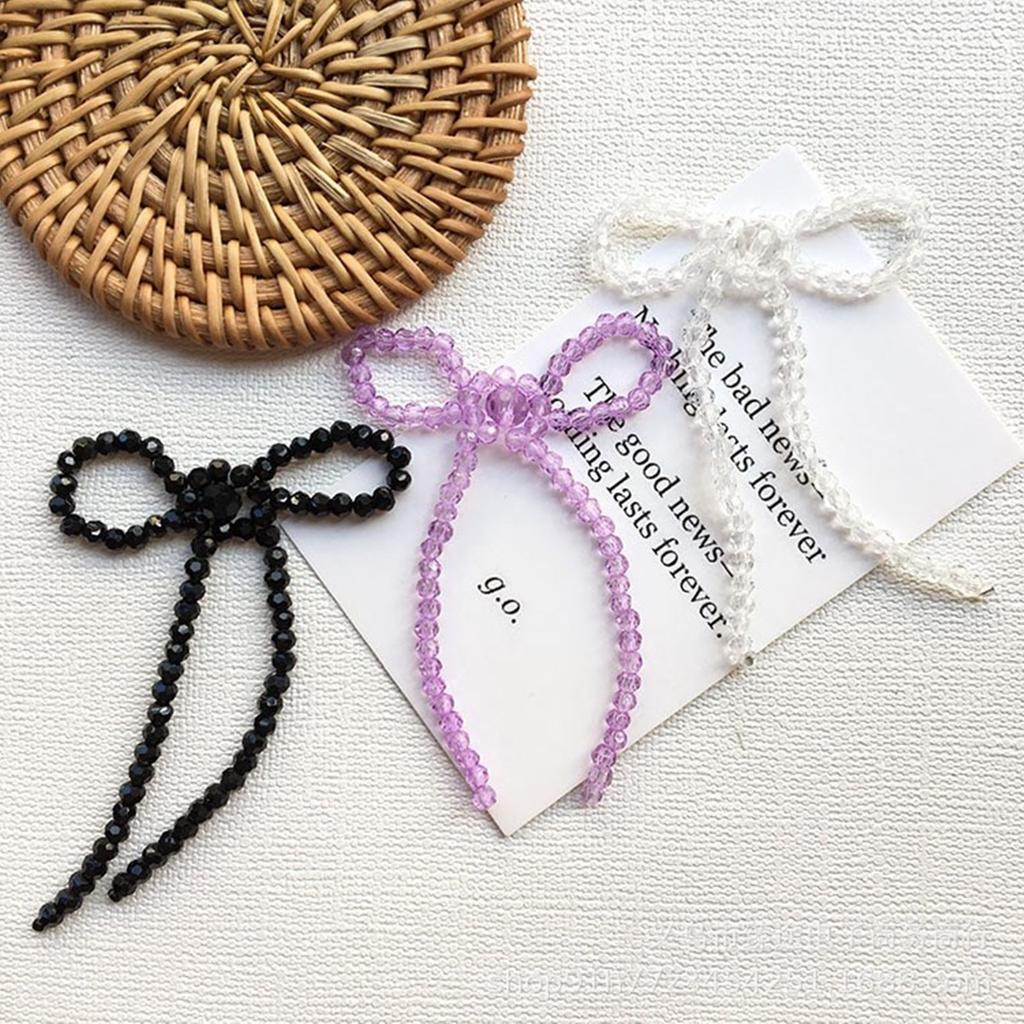 Bowknot Jewelry Components Bowknot Pendant DIY Glass Bead Bowknot DIY Jewelry Accessories Perfect for Making Jewelry