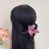 Hair Claw Flower Shape Stable Grip Summer Back Head Hair Clip Vibrant Color Non-Slip Shower Hair Claw Hair